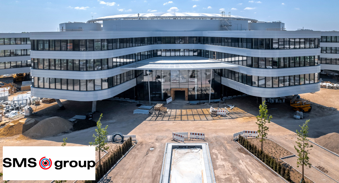 Energieeffizienz und Open Space unter einem Dach: Der neue Campus der SMS group bietet hochmoderne Arbeitsplätze.