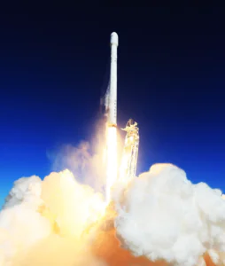 Raketenstart als Symbol für Innovationsprojekt - TOM SPIKE