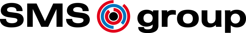 Logo SMS group: Die SMS group steht weltweit für zukunftsorientierte Technologie im Maschinen- und Anlagenbau für die Metallindustrie.